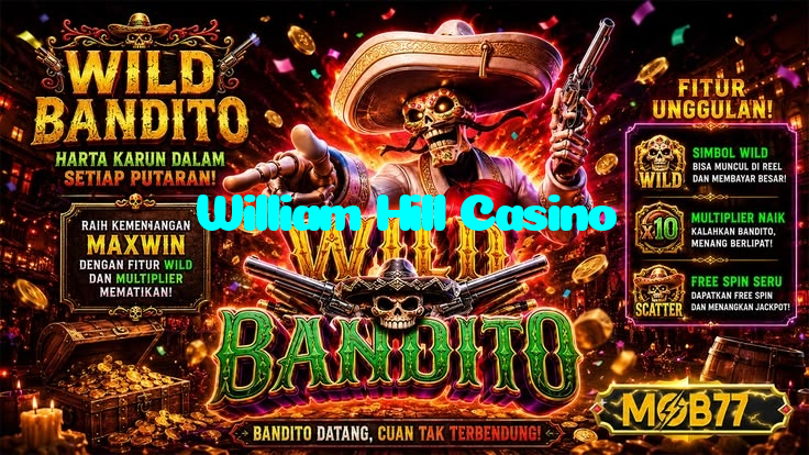 William Hill Casino casino presented on mobile device in Pakistan with slots and live games